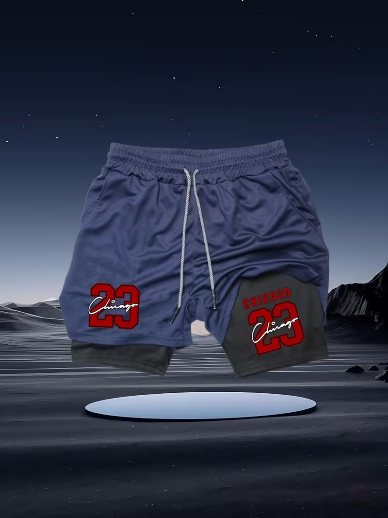 2026 New Men's Quick-Dry Doubl - đánh giá và giá Compression Shorts Athletes